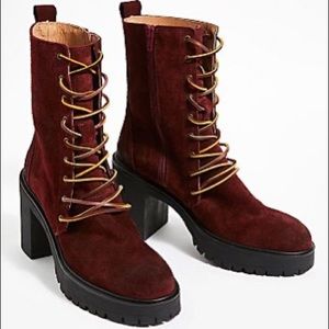 Free People Dylan Lace up Boots